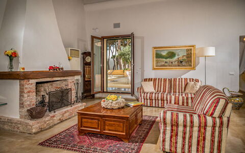 Casale Domè 14+2: Furniture, Interior Design, Couch, Flooring, Wood, Living Room, Floor, Room, Ceiling, Table