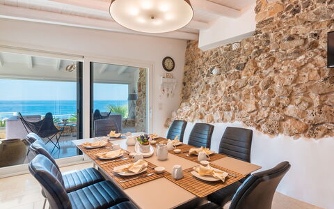 Tenuta Scialandre 10: Furniture, Table, Interior Design, Kitchen & Dining Room Table, Chair, Flooring, Room, Floor, Resort, Dining Room