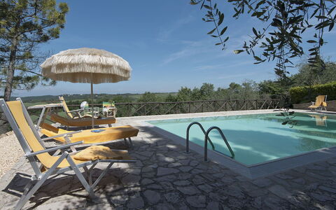 Frantusa 6+2: Furniture, Swimming Pool, Outdoor Furniture, Chair, Resort, Sunlounger, Eco Hotel, Shade, Umbrella, Hotel