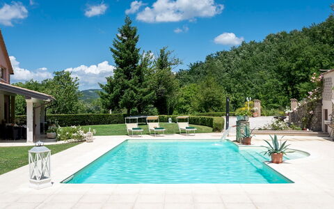 Chipieri 4+2: Swimming Pool, Resort, Leisure, Composite Material, Eco Hotel, Outdoor Furniture, Estate, Thermae, Water Feature, Flowerpot