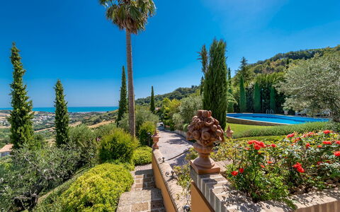 Fontespina 6: Blue, Landscape, Shrub, Garden, Landscaping, Eco Hotel, Evergreen, Botanical Garden