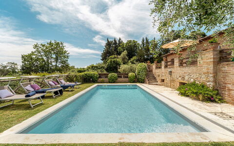 L'Oliveta 6: Swimming Pool, Architecture, Shrub, Garden, Estate, Landscaping, Outdoor Furniture, Water Feature, Eco Hotel, Villa