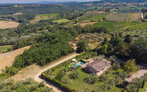 L'Oliveta 6: Residential Area, Bird'S-Eye View, Landscape, House, Rural Area, Home, Roof, Land Lot, Estate, Aerial Photography
