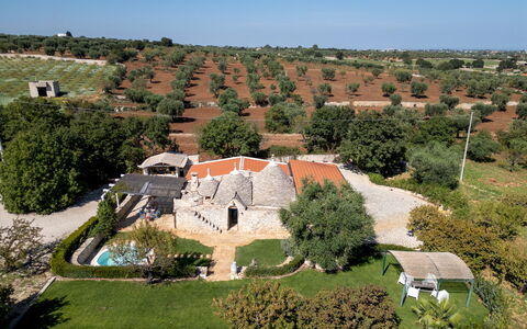 Trulli Littoria 4: Landscape, House, Architecture, Estate, Roof, Rural Area, Land Lot, Home, Cottage