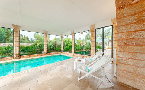 Villa Manco 12: Swimming Pool, Resort, Composite Material, Leisure, Eco Hotel, Chair, Outdoor Furniture, Tile, Villa, Hotel