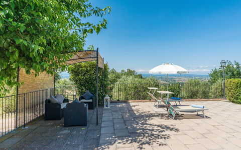 La Torretta 10: Shade, Outdoor Furniture, Garden, Chair, Fence, Landscaping, Eco Hotel, Backyard, Balcony