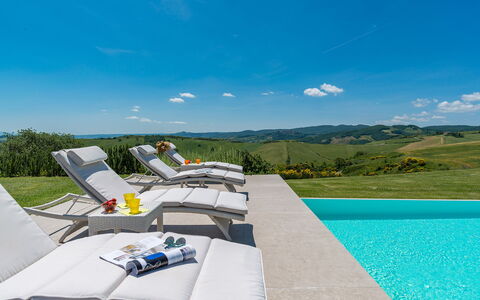 Rosa dei Venti 8: Blue, Hill, Swimming Pool, Outdoor Furniture, Sunlounger, Chaise Longue