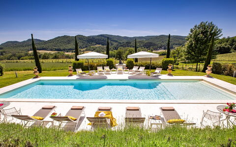 Le Querce dei Medici 12+2: Swimming Pool, Resort, Estate, Outdoor Furniture, Eco Hotel, Garden, Leisure, Villa, Thermae, Landscaping
