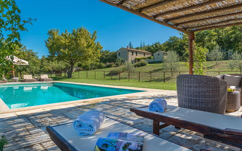 Muffato 6: Outdoor Furniture, Swimming Pool, Leisure, Garden, Cottage, Farmhouse, Eco Hotel, Landscaping, Shade, Backyard