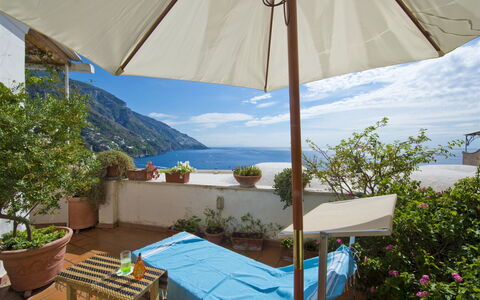 Casa Noemi 4+2: Furniture, Flowerpot, Table, Outdoor Furniture, Resort, Sea, Chair, Houseplant, Eco Hotel