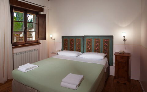 Il Borgo 16: Wall, Interior Design, Wood, Furniture, Ceiling, Bedroom, Room, Bed, Lighting, Floor