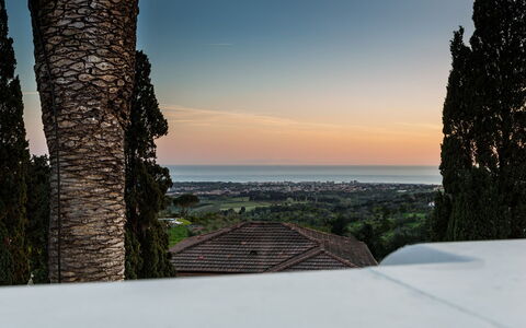 Villa Sole al Molino a Vento 8: Sky, Horizon, Morning, Sunlight, Evening, Dusk, Sunset