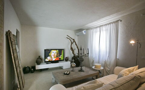 Casa Angela 6: Furniture, Interior Design, Wall, Couch, Ceiling, Living Room, Room, Flooring, Lighting, Home