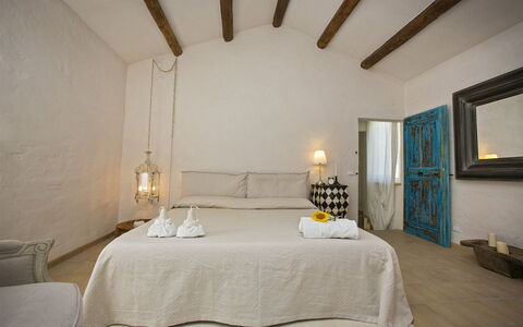 Casa Angela 6: Furniture, Interior Design, Bedroom, Floor, Flooring, Bed, Ceiling, Lighting, Linens, Home