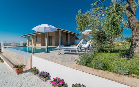 Casa di Eolo 8+2: Estate, Villa, Shade, Balcony, Swimming Pool, Eco Hotel, Resort, Outdoor Furniture, Outdoor Structure, Umbrella