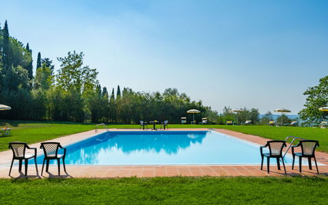 Tenuta di Pratello 24: Blue, Swimming Pool, Resort, Garden, Leisure, Shade, Eco Hotel, Lawn, Landscaping, Park