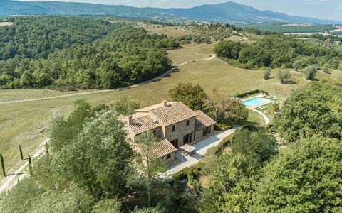 Podere di Salci 10: Tree, House, Home, Landscape, Rural Area, Plain, Residential Area, Estate, Land Lot