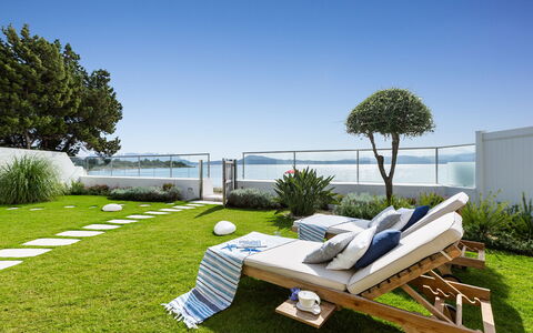 Villa Amar 4: Furniture, Outdoor Furniture, Chair, Garden, Shade, Lawn, Landscaping, Eco Hotel, Resort