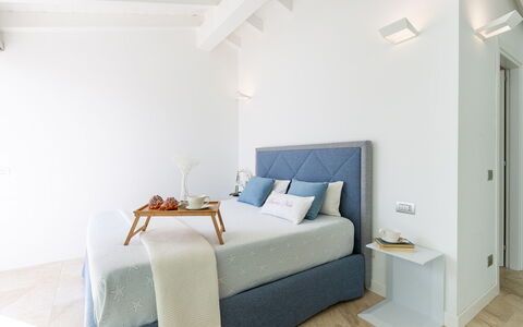 Villa Amar 4: Furniture, Interior Design, Wall, Bedroom, Wood, Bed, Flooring, Room, Floor, Home