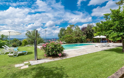 Villa Ambrah 12+1: Swimming Pool, Garden, Resort, Outdoor Furniture, Eco Hotel, Landscaping, Resort Town, Park, Sunlounger, Villa