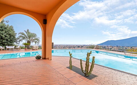 Villa Elda 6: Swimming Pool, Resort, Ceiling, Eco Hotel, Hotel, Hacienda, Villa, Resort Town