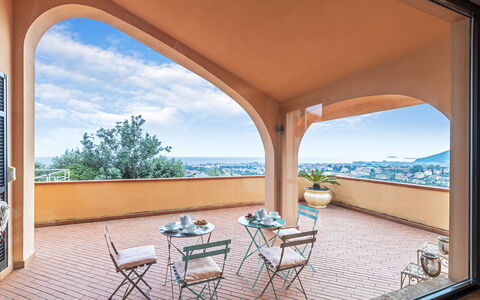 Villa Elda 6: Interior Design, Ceiling, Flooring, Floor, Apartment, Balcony, Wood Stain, Resort, Varnish, Eco Hotel