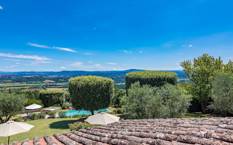 Villa Il Cedro 10+1: Hill, Landscape, Highland, Hill Station, Garden, Landscaping, Outdoor Furniture, Eco Hotel, Swimming Pool, Resort