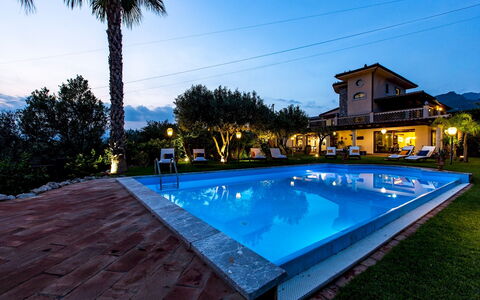 Villa Alba 12: Swimming Pool, Resort, Estate, Eco Hotel, Night, Thermae, Hacienda, Villa, Landscape Lighting, Hotel