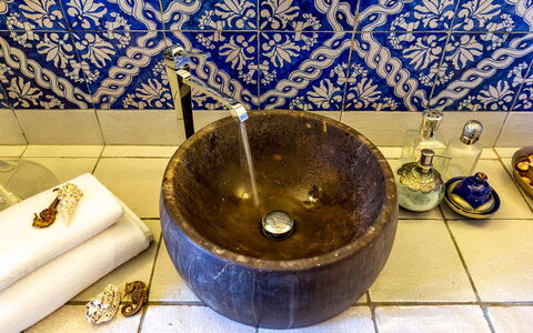 Villa Alba 12: Plumbing Fixture, Bathroom, Plumbing, Tap, Bathroom Sink, Sink, Tile, Ceramic, Porcelain, Still Life Photography