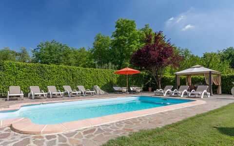 Villa Miki 10: Swimming Pool, Outdoor Furniture, Furniture, Resort, Garden, Leisure, Eco Hotel, Shade, Landscaping, Sunlounger