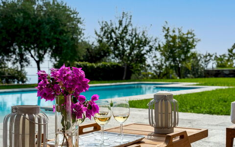 Villa Scirocco 10+2: Furniture, Outdoor Furniture, Table, Chair, Garden, Outdoor Table, Flowerpot, Patio, Resort