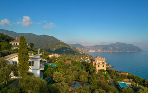 Villa Scirocco 10+2: Blue, Mountainous Landforms, Water, Mountain, Hill, Natural Landscape, Horizon, Landscape, Summer, Coastal And Oceanic Landforms