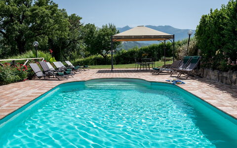 Villa Casanostra 12: Swimming Pool, Blue, Water, Outdoor Furniture, Furniture, Resort, Eco Hotel, Chair, Leisure, Shade