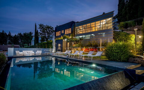 Villa Relax 12+2: Swimming Pool, Resort, Water Feature, Eco Hotel, Garden, Landscaping, Estate, Reflecting Pool, Hotel, Villa