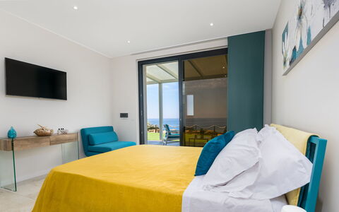 Villa Sabbie Rosse 6: Apartment, Furniture, Sea, Hotel, Bedroom, Chair, Suite, Penthouse Apartment, Resort, Bedding
