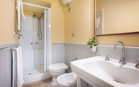 Casale Dell Oasi 12: Bathroom, Plumbing Fixture, Bathroom Sink, Wall, Interior Design, Sink, Flooring, Floor, Tap, Plumbing