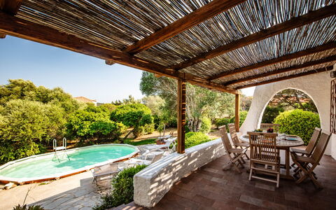 Villa Isa 6: Furniture, Swimming Pool, Outdoor Furniture, Architecture, Resort, Chair, Backyard, Garden, Estate, Eco Hotel