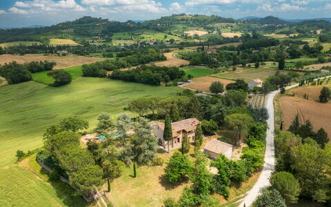 Fonte Pinella 8: Tree, Landscape, Residential Area, House, Bird'S-Eye View, Plain, Rural Area, Land Lot, Home, Estate