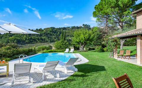Villa Il Baiocco 8: Blue, Swimming Pool, Resort, Land Lot, Eco Hotel, Garden, Farmhouse, Lawn, Estate, Cottage