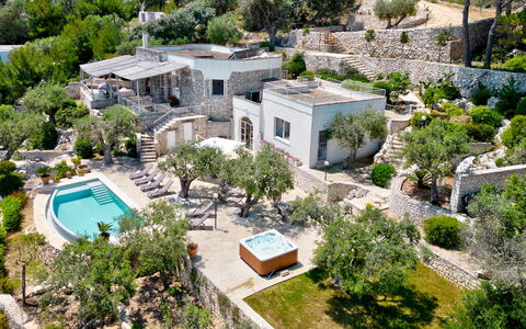 Villa Soleluna 7+1: House, Residential Area, Landscape, Home, Estate, Resort, Landscaping, Villa, Garden