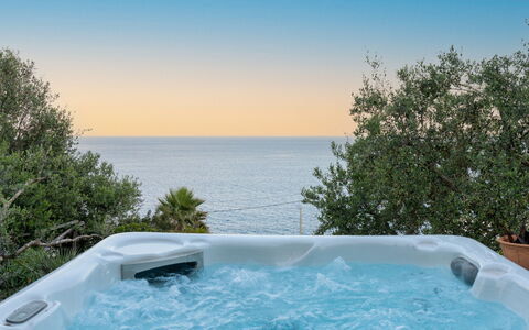 Villa Soleluna 7+1: Sea, Plumbing Fixture, Ocean, Resort, Coast, Jacuzzi, Tropics, Eco Hotel, Swimming Pool