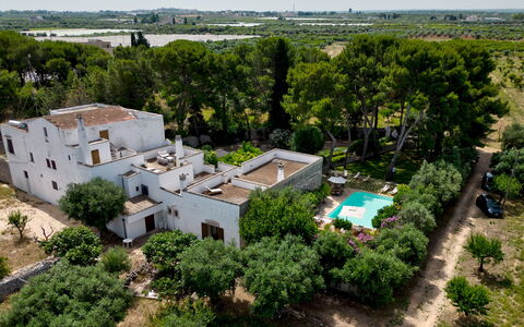 Masseria Tarsia Incuria 8+4: Swimming Pool, Human Settlement, Estate, Hacienda, Resort, Villa, Farmhouse, Eco Hotel, Landscaping, Backyard