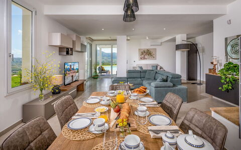 Dama dei Venti 6+2: Furniture, Home, Apartment, Chair, Couch, Living Room, Houseplant, Hardwood, Kitchen & Dining Room Table
