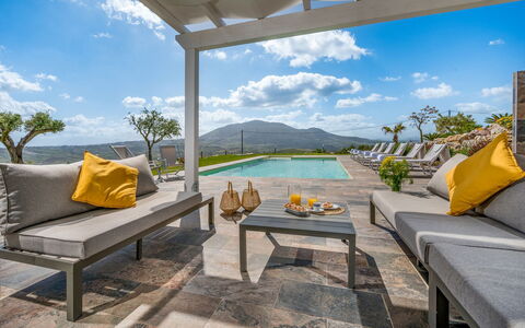 Dama dei Venti 6+2: Outdoor Furniture, Mountain Range, Eco Hotel, Chair, Resort, Patio, Landscaping, Shade, Swimming Pool, Outdoor Table