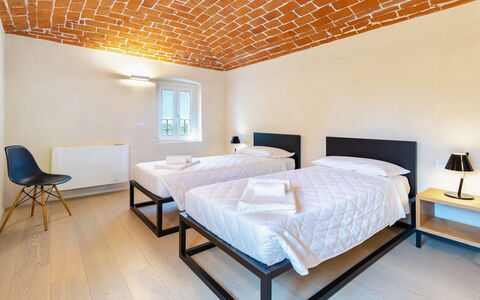 Villa Boemia 10: Interior Design, Ceiling, Floor, Room, Apartment, Design, Wood Stain, Hotel, Bed Frame, Bed