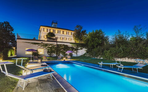 Villa Boemia 10: Blue, Swimming Pool, Estate, Villa, Reflection, Hotel, Mansion, Hacienda, Landscaping, Resort Town