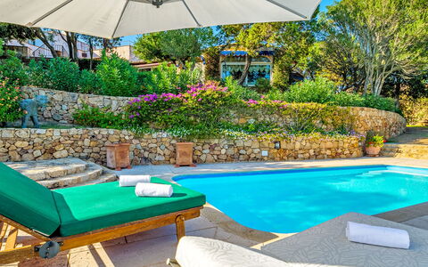 Villa Stella 6: Blue, Swimming Pool, Resort, Outdoor Furniture, Umbrella, Leisure, Eco Hotel, Sunlounger, Garden, Landscaping