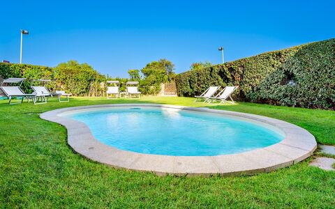 Casa Maestrale 6: Blue, Swimming Pool, Resort, Leisure, Garden, Landscaping, Lawn, Outdoor Furniture, Water Feature, Eco Hotel