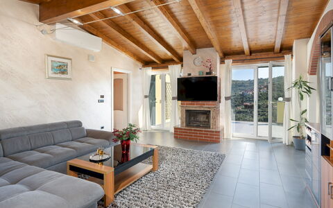 Villa Vittorio 6+2: Furniture, Interior Design, Flooring, Couch, Ceiling, Floor, Living Room, Room, Chair, Home