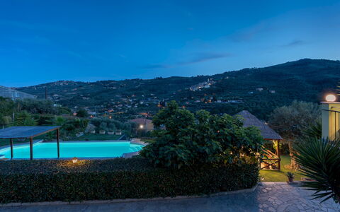 Villa Vittorio 6+2: Blue, Swimming Pool, Resort, Eco Hotel, Resort Town, Villa, Thermae, Hotel, Hacienda, Night